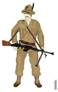 1941 alpino battaglione Uork Amba